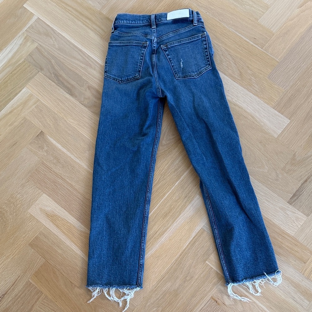 Re/Done Light Blue High-Rise Denim Jeans - Picture 4 of 5